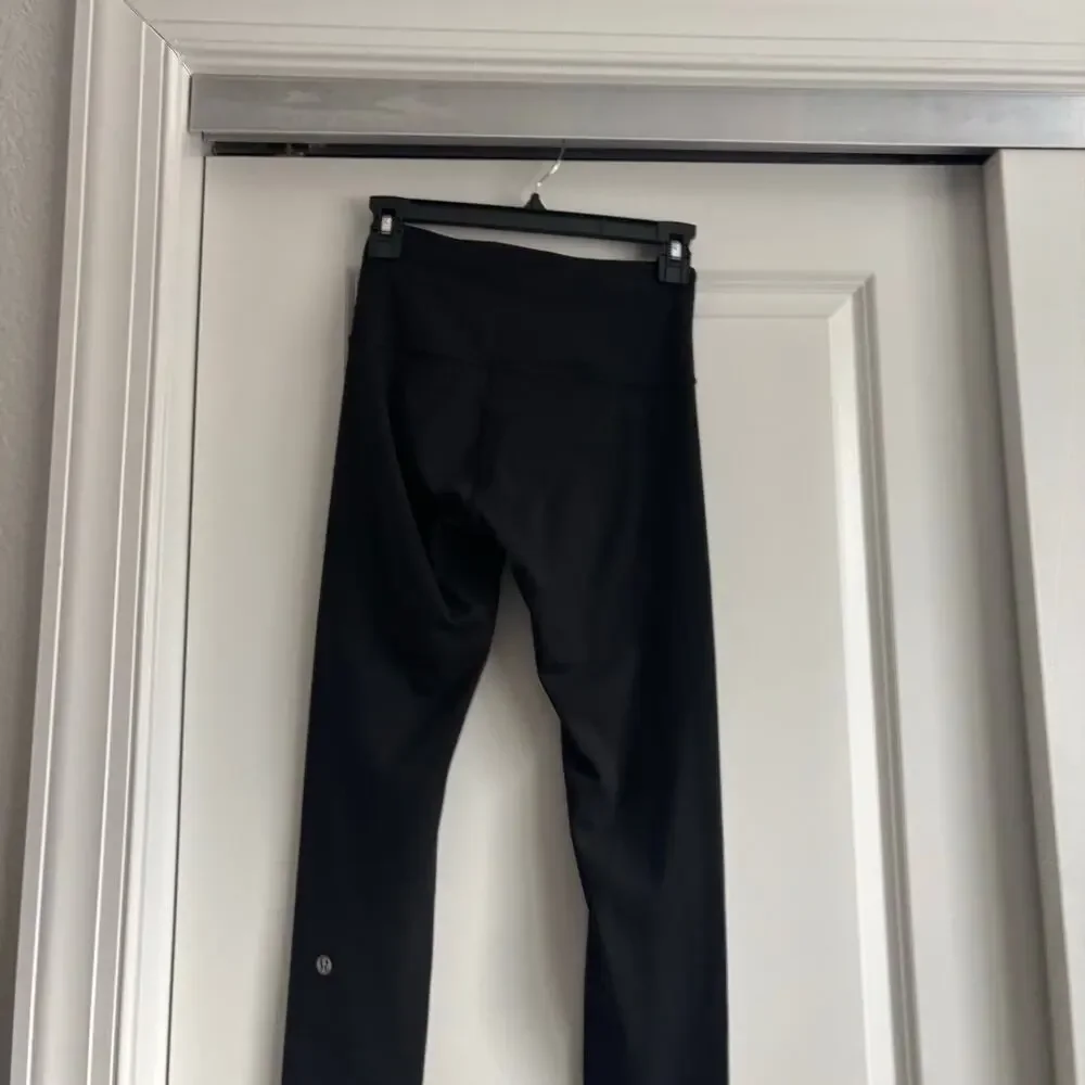 Lululemon Wunder Train High-Rise Ribbed Tight Sz 4 Athletic Black